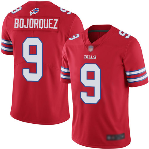 Men Buffalo Bills #9 Corey Bojorquez Limited Red Rush Vapor Untouchable NFL Jersey->buffalo bills->NFL Jersey